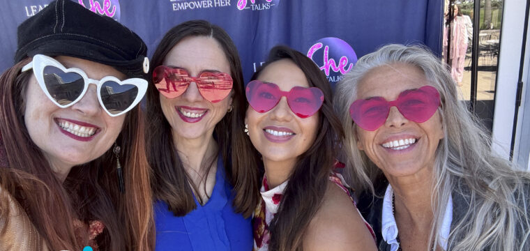 Step and Repeat group shot of ladies